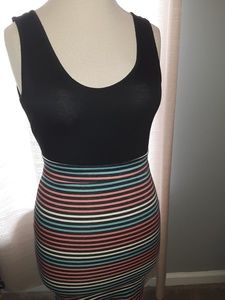 Very cute form fitting mini dress